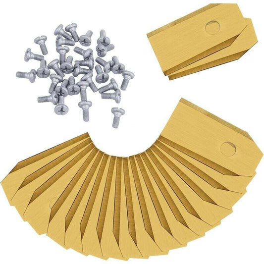 Titanium Knife Blades 30 X RObot Lawn Mower Replacement Blades For All Garden Mowers Automower Husqvarna V1188-MS-227-0018