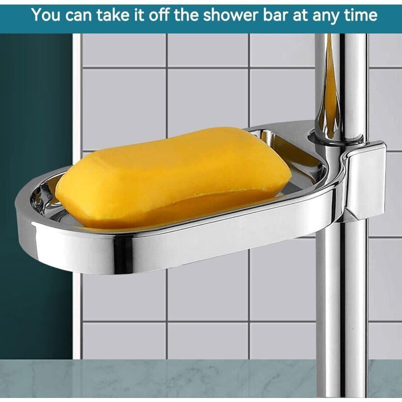 Shower Shelf No Drilling, Soap Holder For Shower Bar For Bathroom(Installation Hole Diameter 25Mm) V1188-MS-227-0019