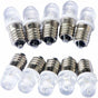 Ersandy 10 pcs E10 12V Spot LED Bulb Lamps Warm White V1188-MS-227-0021