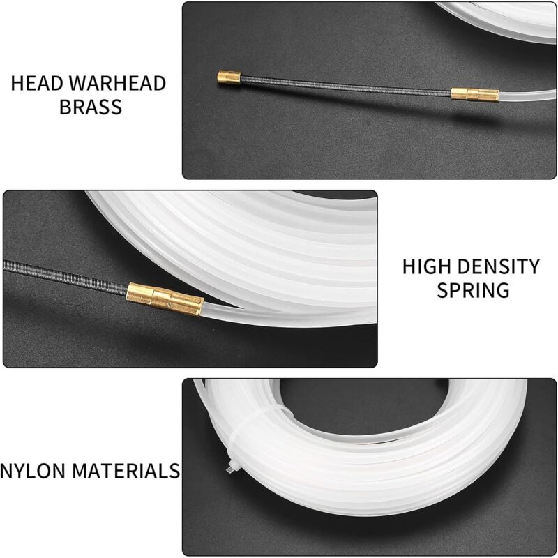 Electrical Wire Puller Nylon Needle With Flexible Guide Head, Pulling Eyelet Cable Pulling Aid, Empty V1188-MS-227-0024