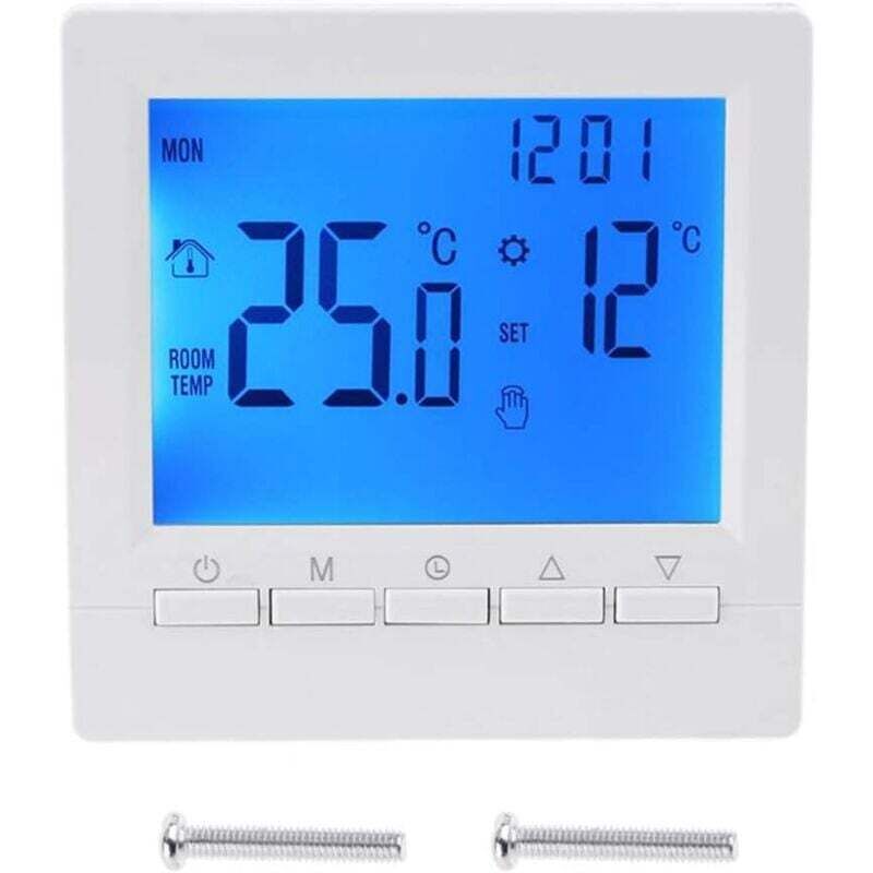 Digital Heating Thermostat 2-Wire Connection With Programming 6 Working DAys And 2 Weekend Periods V1188-MS-227-0035