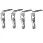 Ersandy 4 pcs Toggle Latch,Lever Latch Spring Loaded Stainless Steel Toggle Latch For Toolbox,Lock V1188-MS-227-0039