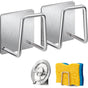 Sponge Holder - 304 Stainless Steel Dish Sponge Hook, Adhesive - Sink Accessories - Adhesive Hook, Kitchen V1188-MS-227-0053