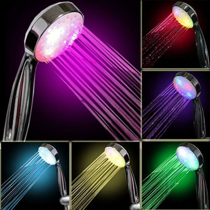 Intetech 7 Color LED Shower Head, Multicolor, Universal Fit V1188-MS-227-0059
