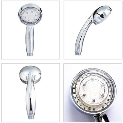 Intetech 7 Color LED Shower Head, Multicolor, Universal Fit V1188-MS-227-0059