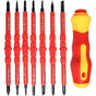 7 pcs Insulated Electrical Screwdriver Set Multifunctional 14 In 1 Interchangeable Alloy Electrician Repair V1188-MS-227-0070