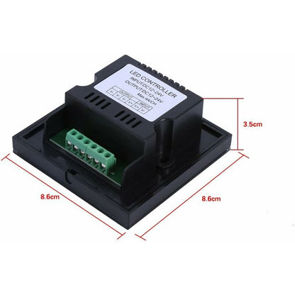 LED Dimmer Switch,Fydun Dimmable LED Touch Panel Single Color Dimmer Wall Switch Controller Touch Panel LED V1188-MS-227-0071