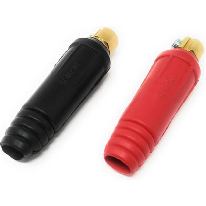4 pcs Solder Cable Panel Connector Plug Kit 200Amp Quick Connect Socket (Dkj10-25 & Dkz10-25) V1188-MS-227-0076