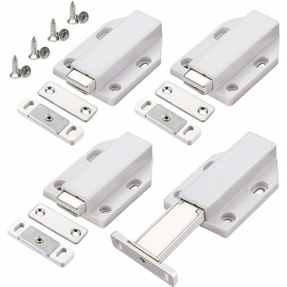 Push To Open 4 Pieces Push Open Push Door Cupboard Magnet Closure For Cabinet Drawer System Magnetic Latch V1188-MS-227-0086