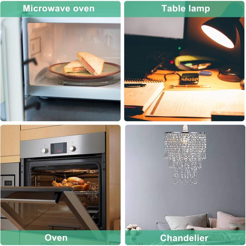 Dimmable G9 Halogen Bulbs 40W 230V Warm White For Microwave Oven Cooker Ceiling Lights Pack Of 12 [Energy V1188-MS-227-0095