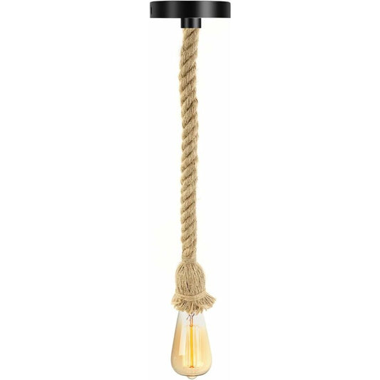 Vintage Hemp ROpe Chandelier E27 Vintage Ceiling Light Hemp ROpe Pr Bar ROpe Cafe Stairs Restaurant Studio - V1188-MS-227-0100