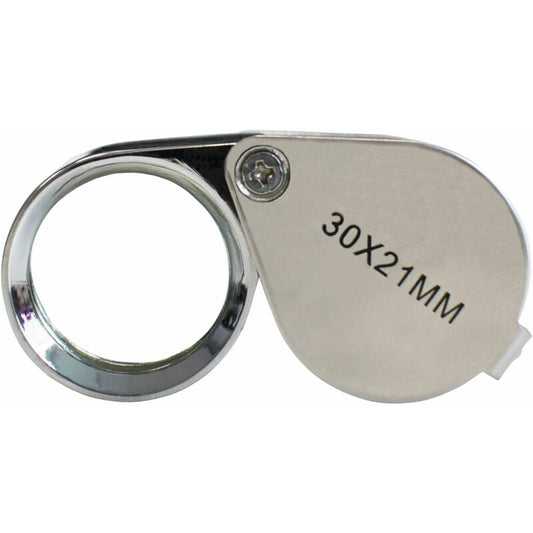 Jeweler Loupe - Magnifying Glass Loupe 30 X 21 Mm Jewelry Antiques Eyepiece Lens - 30X Pocket Loupe - V1188-MS-227-0105