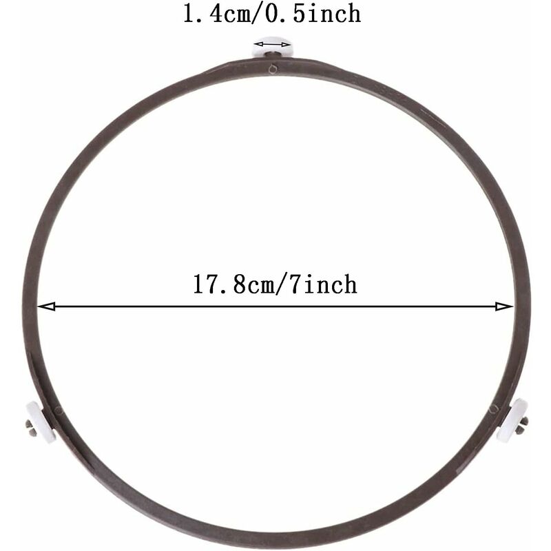 Microwave Oven Turntable Bracket 17.8Cm Diameter 1.4 Universal Microwave Accessories Glass Ring V1188-MS-227-0106