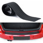 Rear Bumper Protector Guard Universal Black Rubber Anti-Scratch Trunk Door Entry Guards Accessory Trim Cover V1188-MS-227-0107