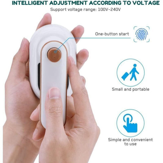 Steam Iron: Travel Iron - Mini Iron - 20S Fast Heat-Up - 50Ml Water Tank - Wet And Dry For Home And Travel - V1188-MS-227-0115