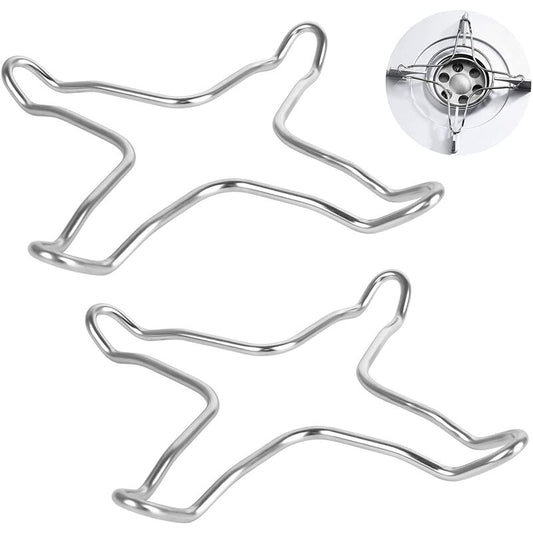 2 pcs Stainless Steel Gas Hob Reducer For Gas Hob, Hob, Hob, Hob, Trivet, Wok Holder, Gas Pot V1188-MS-227-0119