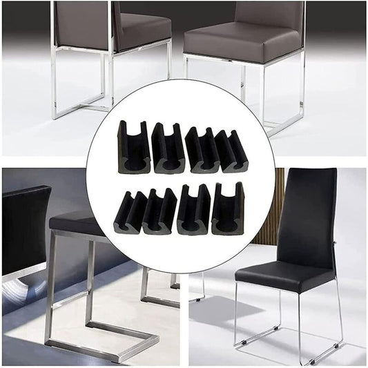 32 pcs Chair Leg Caps Tube End Caps Pads Furniture Floor Protectors U Shape Plastic Chair Caps,Chair Leg Caps V1188-MS-227-0126