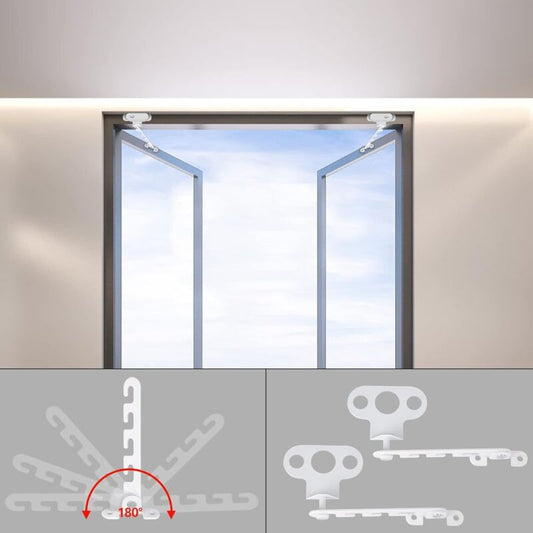 Ersandy Casement Window Restrictor 2 pcs Window Restrictor, Comes With 4 Screws, Window Lock Proof Window V1188-MS-227-0133