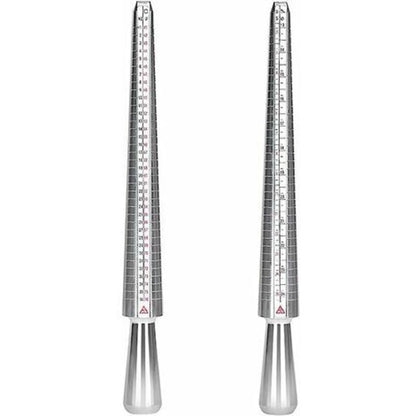 Ring Sizer 41-76 Finger Size Gauge Ring Sizer Tool With 3 Measuring Scales (Eu, Us, Uk) V1188-MS-227-0135