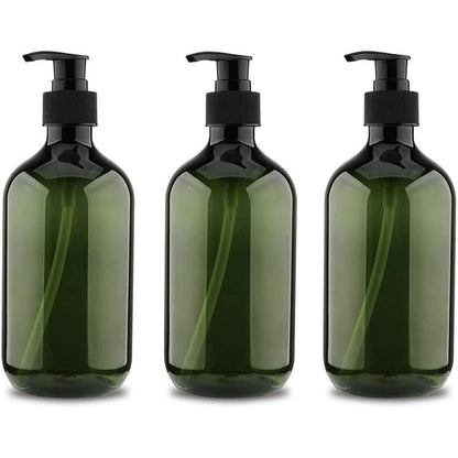 3 pcs 5Ooml Pump Bottles, Shampoo Bottle, Refillable Liquid Dispensers Dispenser Bottle, Empty Refillable Pump V1188-MS-227-0144