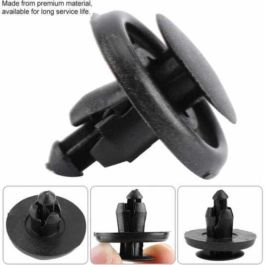 Car Fender Clips, Rivet Clips Mudguard For Car Fender Clips Retainer Fasteners Mudguard Hood For 90467-07166 V1188-MS-227-0146