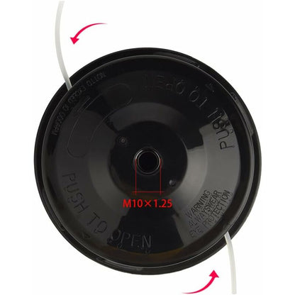 Universal Tap & Go Brushcutter Head - M10 X 1.25 Left Hand V1188-MS-227-0148