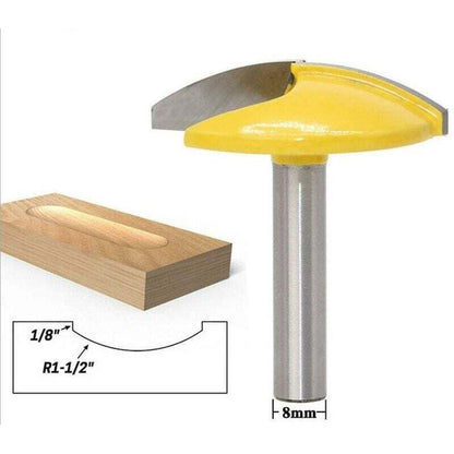 Curved And Horizontal ROuter Bit With 8Mm Shank Carbide Molding Cutter - Professional Wood Cutting V1188-MS-227-0153