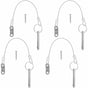 4 pcs Quick Release Pins, 6.3Mm Top Pin Diameter, 51Mm Total Length, 40Mm Effective Length With 316 Stainless V1188-MS-227-0157