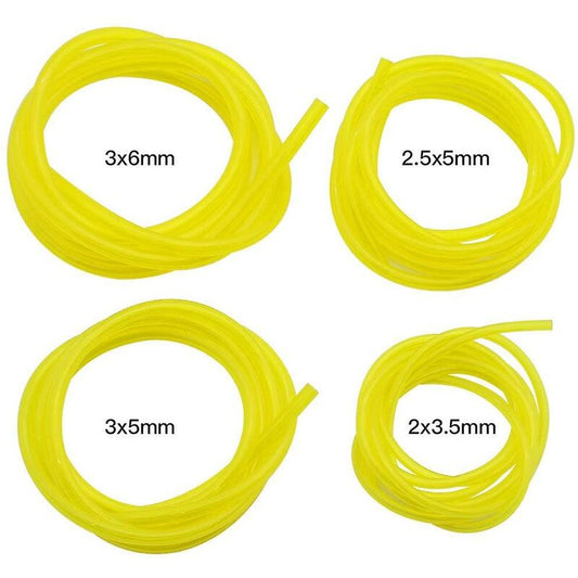 4 pcs Fuel Hose, 1.5M Length Universal Fuel Hose Garden Tool For Blower Trimmer Chainsaw Lawn Mower V1188-MS-227-0158