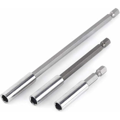 3 pcs 1/4" Magnetic Bit Holder Screwdriver Extension Hex Shank 60Mm 100Mm 150Mm Screwdriver Bit Extension V1188-MS-227-0165
