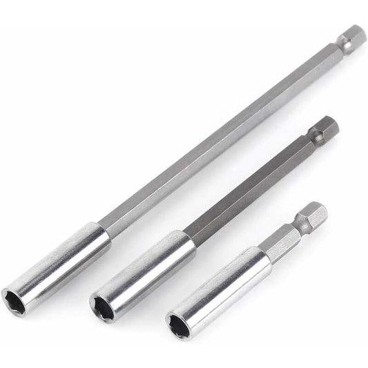 3 pcs 1/4" Magnetic Bit Holder Screwdriver Extension Hex Shank 60Mm 100Mm 150Mm Screwdriver Bit Extension V1188-MS-227-0165