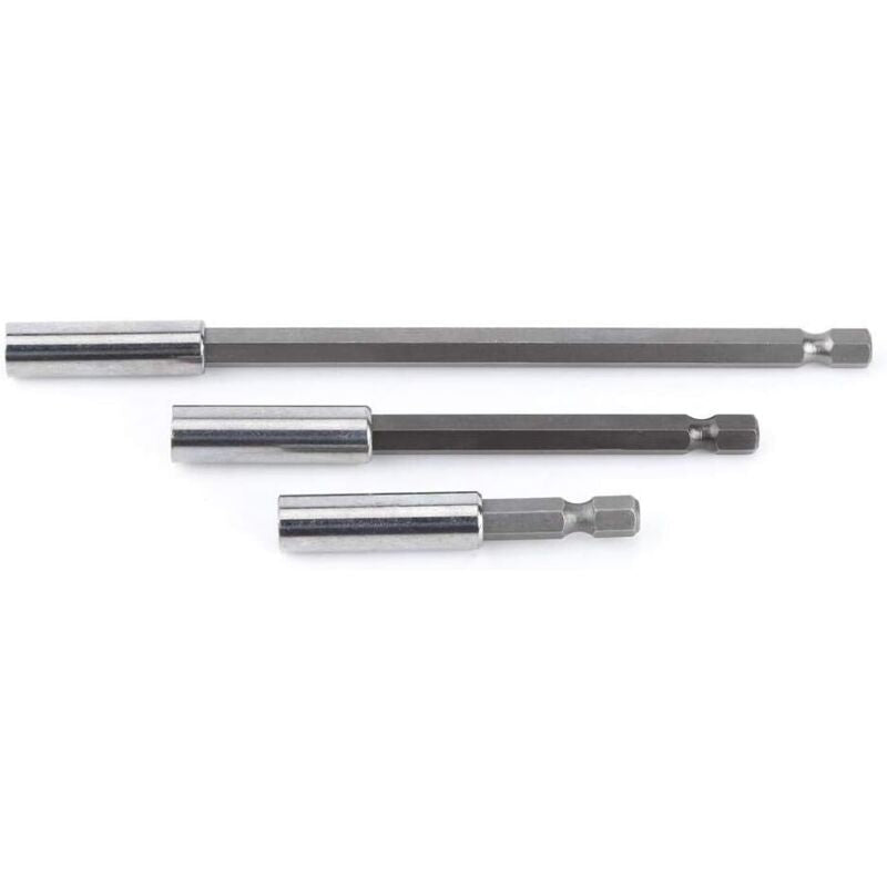 3 pcs 1/4" Magnetic Bit Holder Screwdriver Extension Hex Shank 60Mm 100Mm 150Mm Screwdriver Bit Extension V1188-MS-227-0165