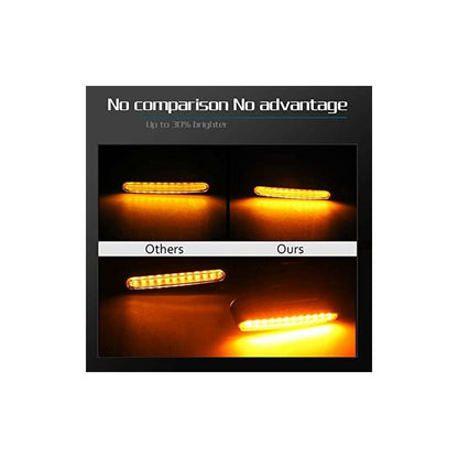 2 pcs Universal Motorcycle LED Turn Signal Light Motorcycle Turn Signals DAytime Running Light Motorcycle V1188-MS-227-0167