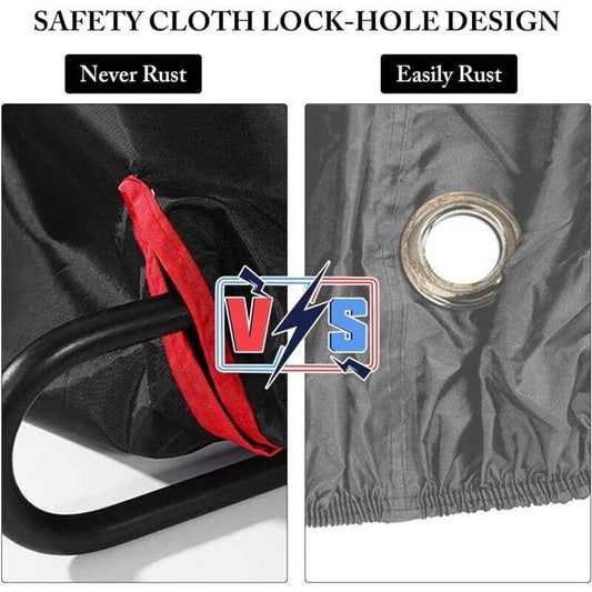 Waterproof Bike Cover Outdoor Protective Cover For 1 Or 2 Bikes 210D Nylon Bicycle Rain Cover With Lock Holes V1188-MS-227-0168