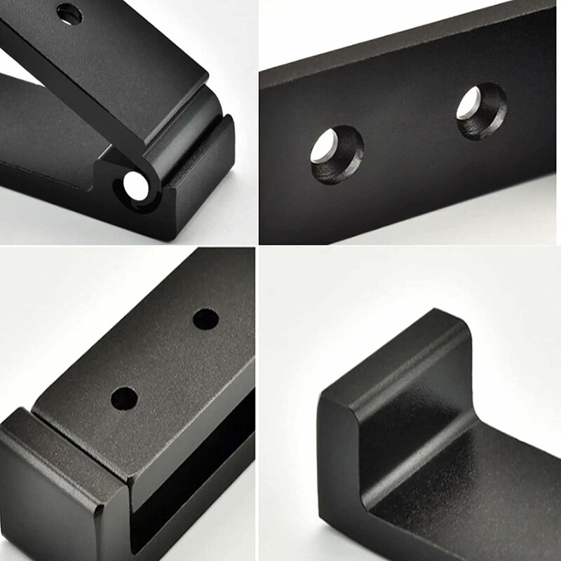 4 Pack Foldable Wall Hooks - Invisible Coat Hooks, Aluminum Wall Hook, Aluminum Alloy Wall Hanging Hook 90 V1188-MS-227-0180
