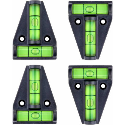 Spirit Level, Small T-Shaped Magnetic Spirit Level With 2 Leveling Bubbles. 4 pcs Set, Rv Accessories, V1188-MS-227-0185