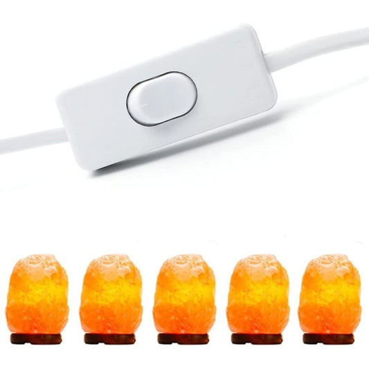 Salt Lamp Cable With Switch - E14-1.8M - Salt Lamp Socket, White V1188-MS-227-0186