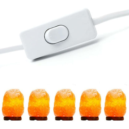 Salt Lamp Cable With Switch - E14-1.8M - Salt Lamp Socket, White V1188-MS-227-0186