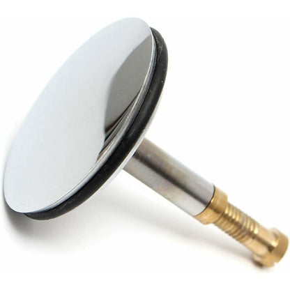 Universal Bathtub Plug 43 Mm, Brass Drain Plug With Chrome-Plated Surface, Rustproof, For Regular Bathtub V1188-MS-227-0188