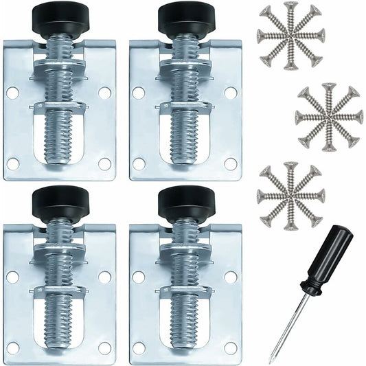 Adjustable Furniture Leveling Feet Galvanized Iron M10 Levelers For Furniture, Tables, Cabinets, Workbenches V1188-MS-227-0190