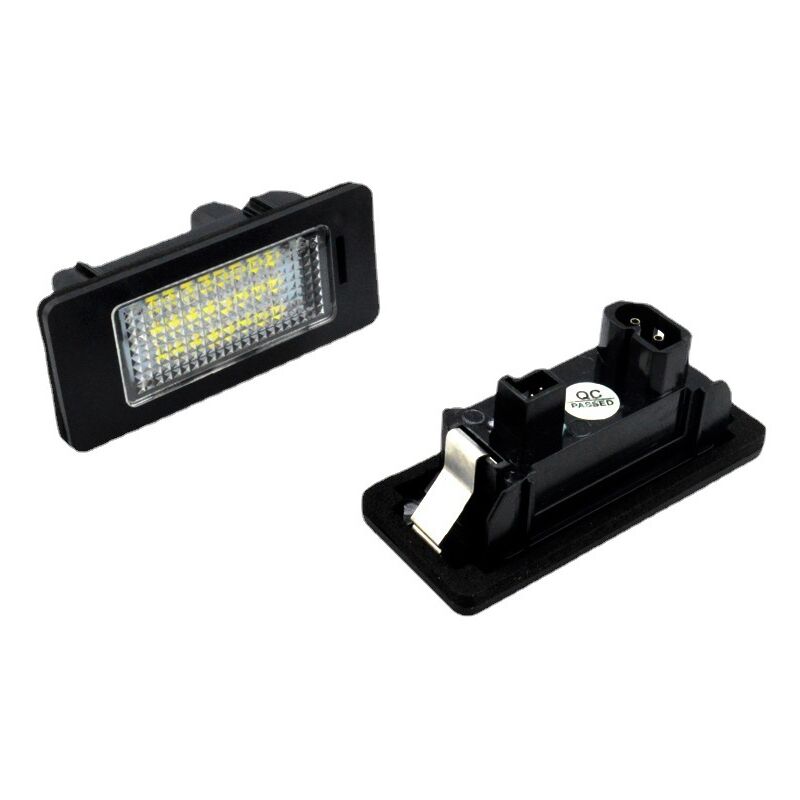 2 pcs Car License Plate Light For B Mw 1 3 5 X Series Error Free 2W 24 LED White Rear Number Plate Light V1188-MS-227-0191