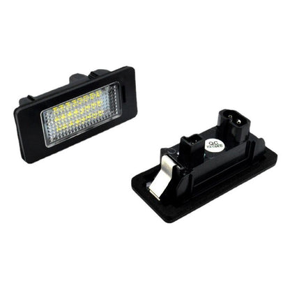 2 pcs Car License Plate Light For B Mw 1 3 5 X Series Error Free 2W 24 LED White Rear Number Plate Light V1188-MS-227-0191