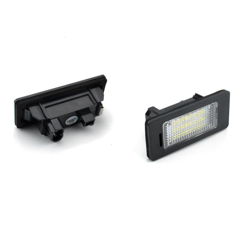 2 pcs Car License Plate Light For B Mw 1 3 5 X Series Error Free 2W 24 LED White Rear Number Plate Light V1188-MS-227-0191