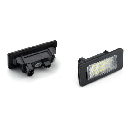 2 pcs Car License Plate Light For B Mw 1 3 5 X Series Error Free 2W 24 LED White Rear Number Plate Light V1188-MS-227-0191