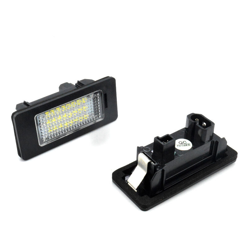 2 pcs Car License Plate Light For B Mw 1 3 5 X Series Error Free 2W 24 LED White Rear Number Plate Light V1188-MS-227-0191