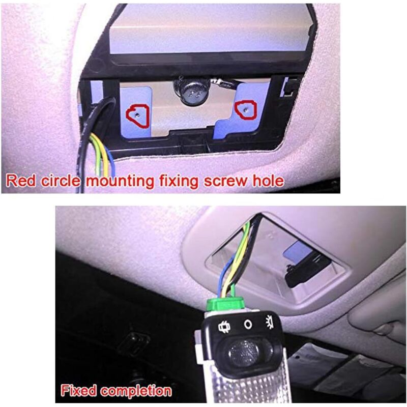 Interior Reading Light Panel Bulbs Car Ceiling Lamp For 206 207 C2 V1188-MS-227-0192