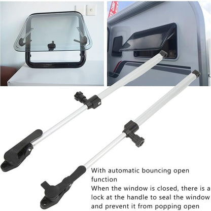 Caravan Window DAmper, Aluminum Alloy 310-435Mm 1 Pair Motorhome Window Support ROds For Camper Trailers V1188-MS-227-0193