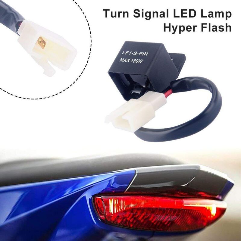 2 Pin 12V LED Flasher Relay For Car And Motorcycle V1188-MS-227-0194