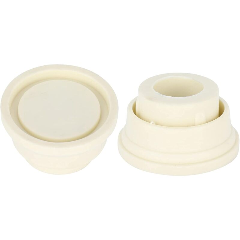 Rubber Pool Ladder Bumpers, Set Of Two White Ladder Bumpers For Pool Ladders... V1188-MS-227-0196