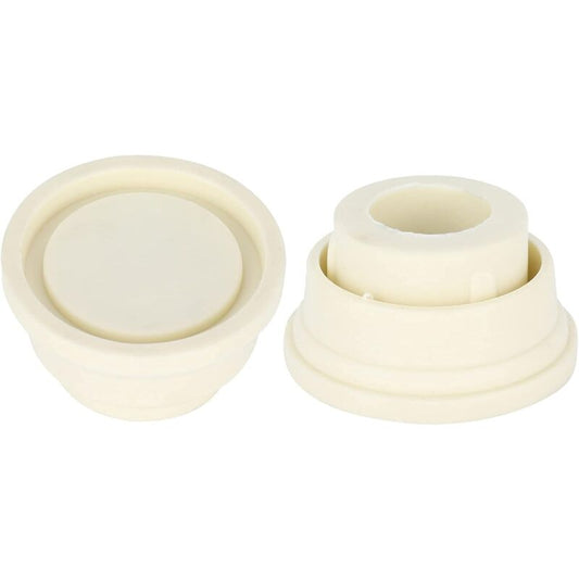 Rubber Pool Ladder Bumpers, Set Of Two White Ladder Bumpers For Pool Ladders... V1188-MS-227-0196